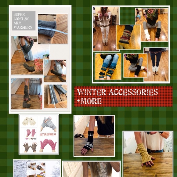 ✨CHUNKY KNIT HAND WARMER FINGERLESS GLOVES✨ - Picture 6 of 6